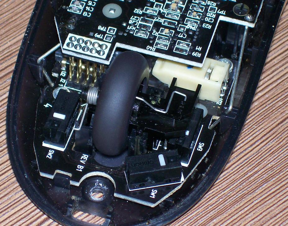 熊坛《diy论坛》:拆了两个光电鼠标,安装后,多俩